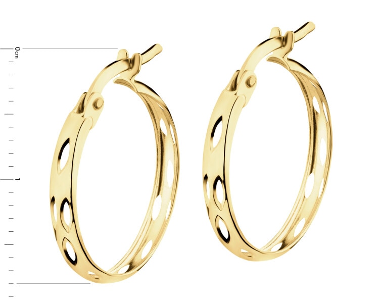 14 K Yellow Gold Hoop Earring