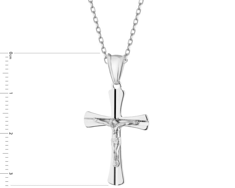 Rhodium Plated Silver Pendant