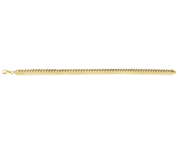 14 K Yellow Gold Bracelet with Cubic Zirconia