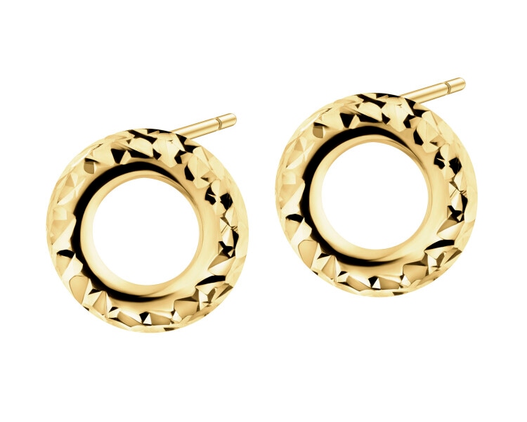 14 K Yellow Gold Earrings