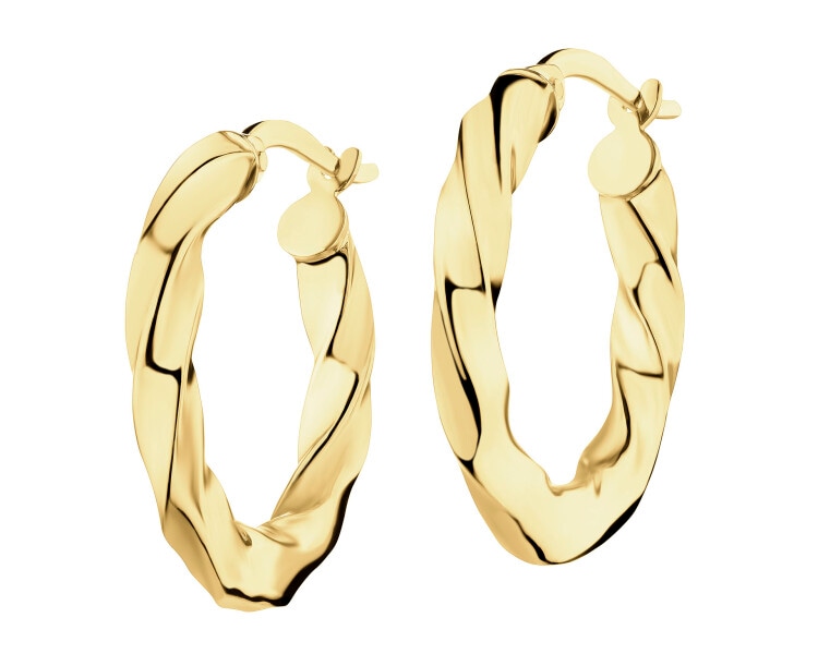 14 K Yellow Gold Hoop Earring 