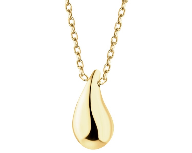 9 K Yellow Gold Necklace 