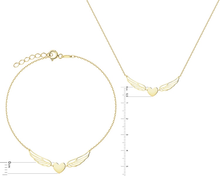 8 K Yellow Gold Set 