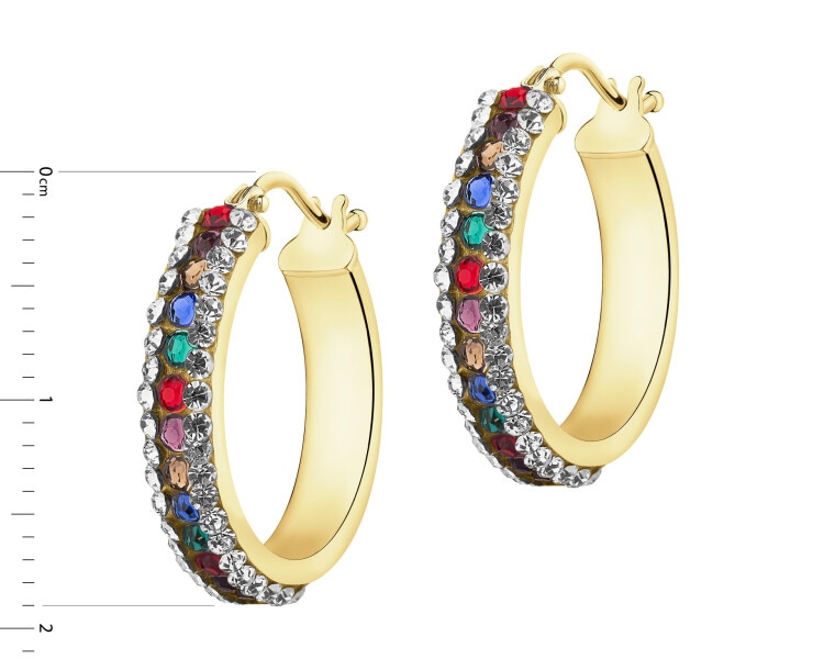 9 K Yellow Gold Hoop Earring 