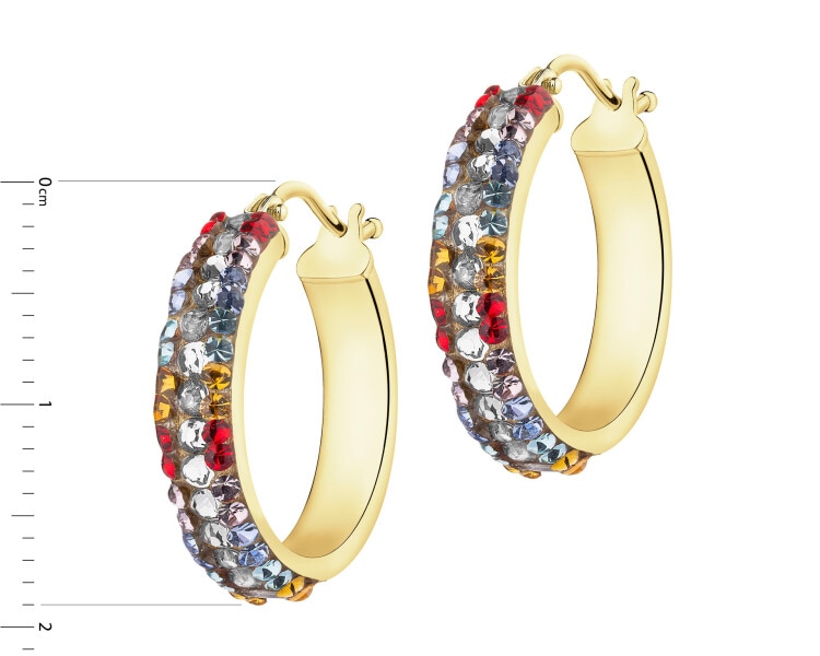 9 K Yellow Gold Hoop Earring 