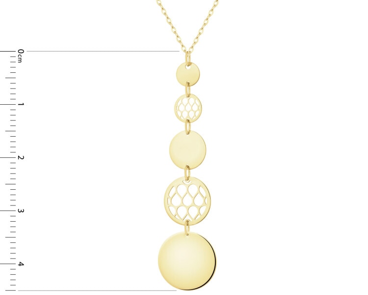 9 K Yellow Gold Necklace 