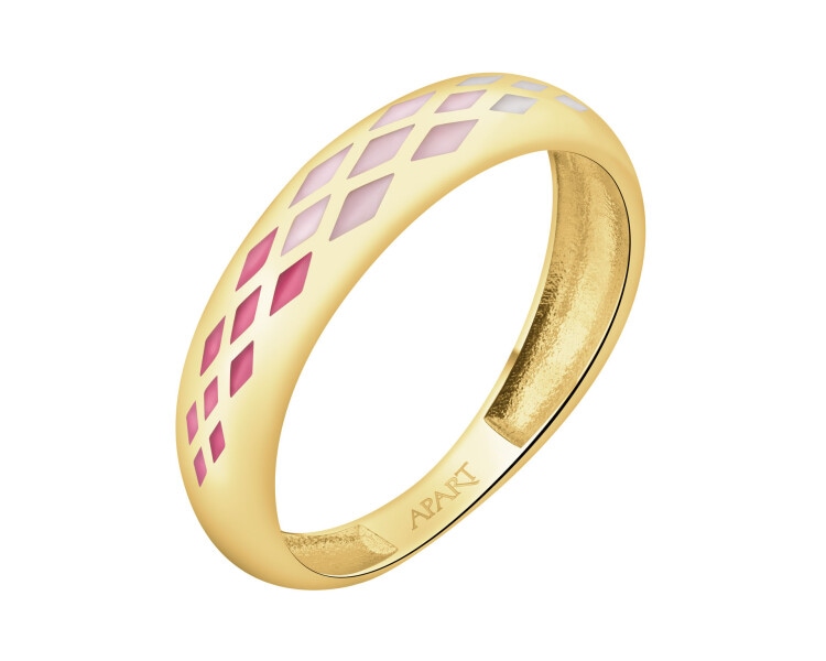 9 K Yellow Gold Band Ring 