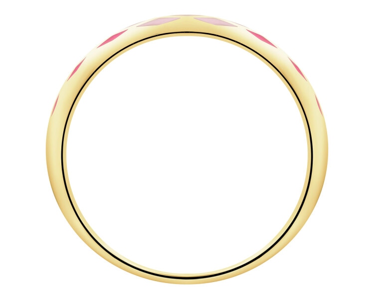 9 K Yellow Gold Band Ring 