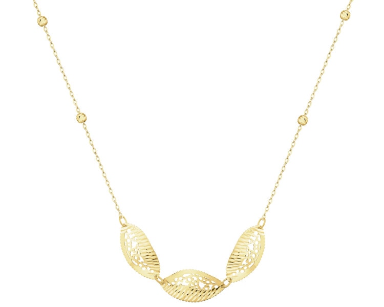 9 K Yellow Gold Necklace 