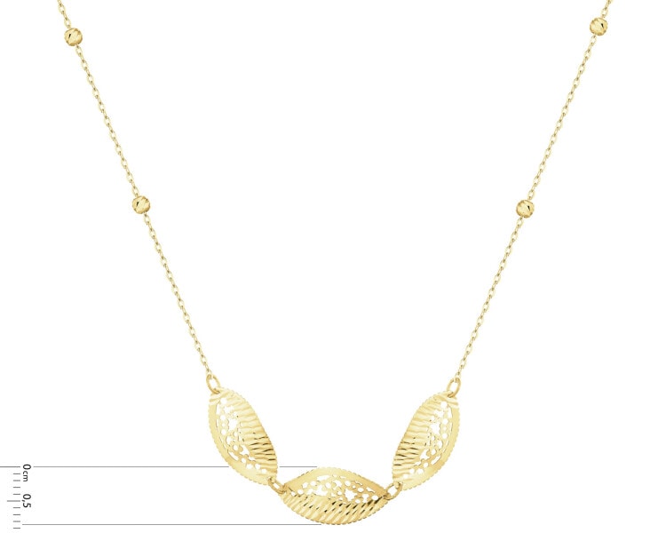 9 K Yellow Gold Necklace 