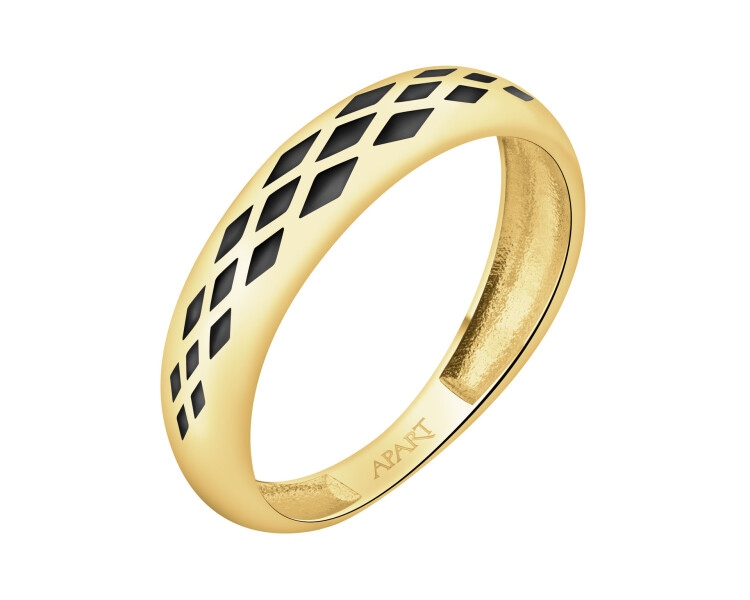 9 K Yellow Gold Band Ring 