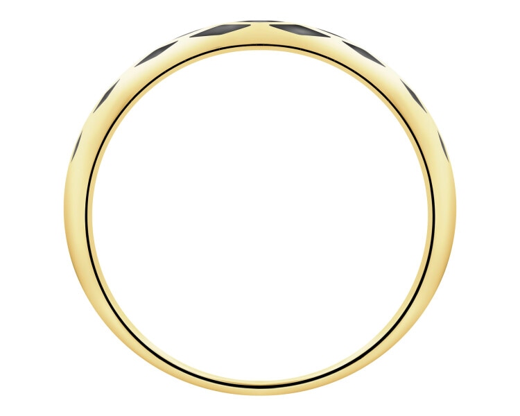 9 K Yellow Gold Band Ring 