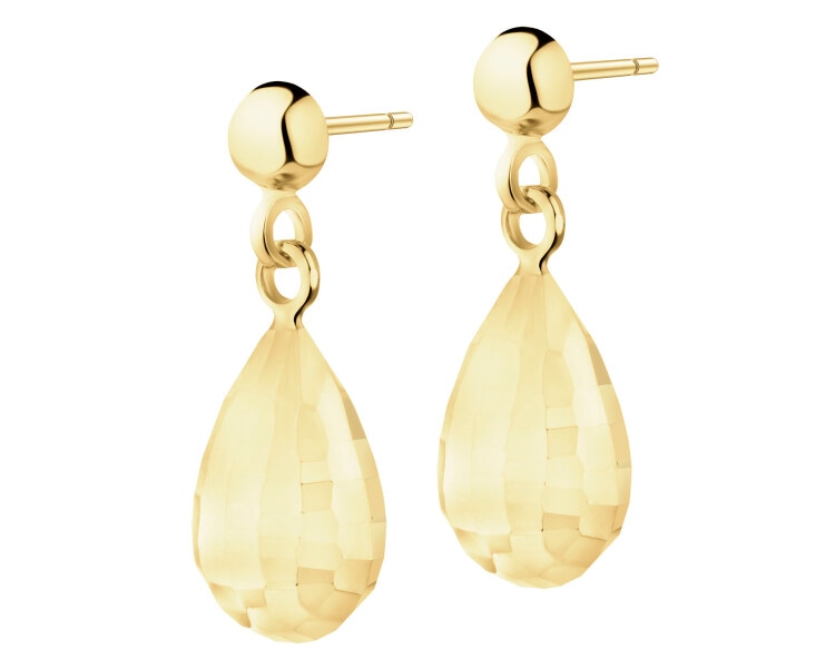 14 K Yellow Gold Dangling Earring 