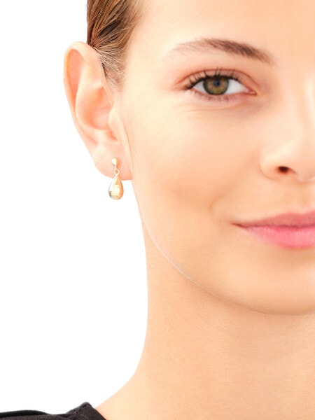 14 K Yellow Gold Dangling Earring 