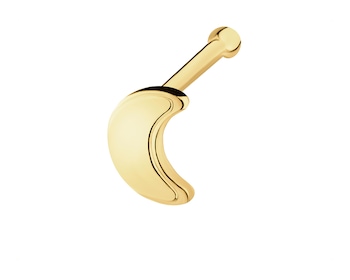 9 K Yellow Gold Nose Piercing 