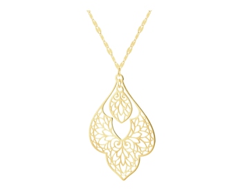 9 K Yellow Gold Necklace 