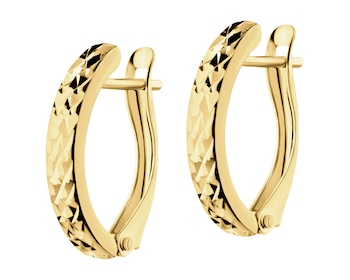 14 K Yellow Gold Earrings 