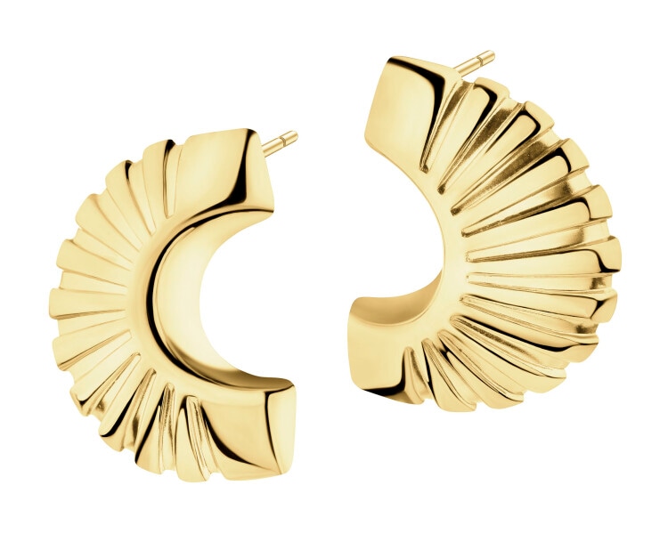 9 K Yellow Gold Earrings