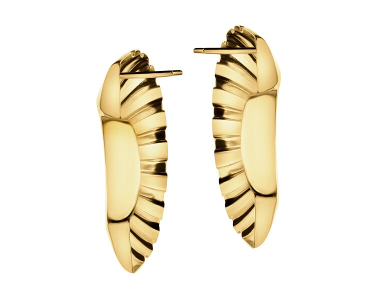 9 K Yellow Gold Earrings