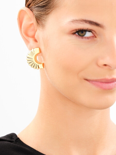 9 K Yellow Gold Earrings