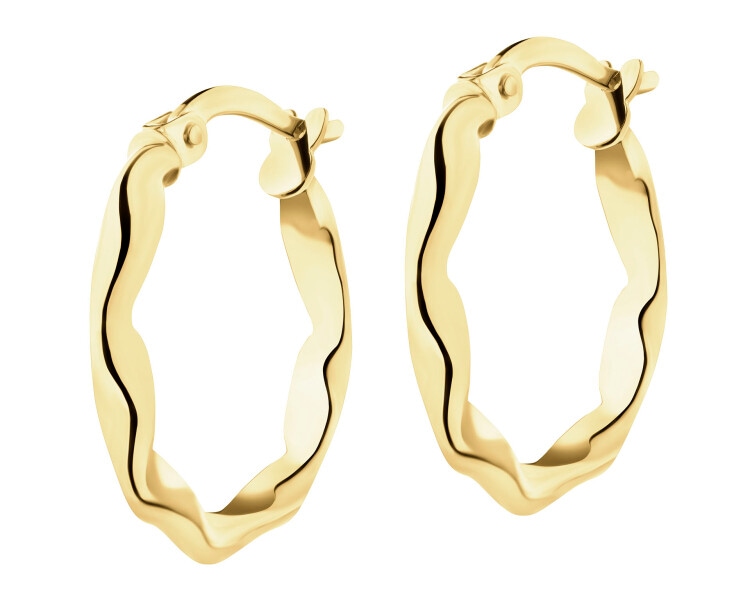 14 K Yellow Gold Hoop Earring