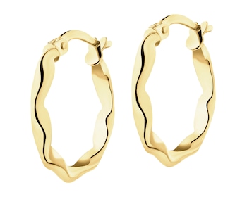 14 K Yellow Gold Hoop Earring