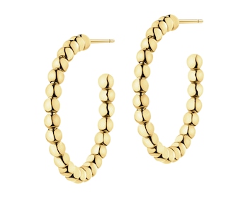 9 K Yellow Gold Hoop Earring