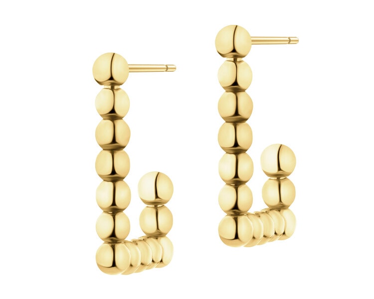 9 K Yellow Gold Earrings