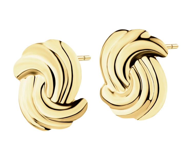 9 K Yellow Gold Earrings