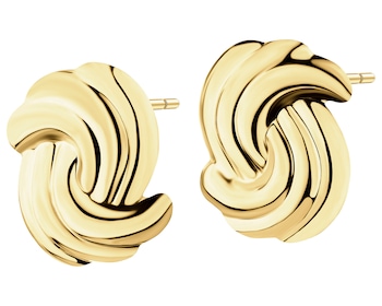 9 K Yellow Gold Earrings