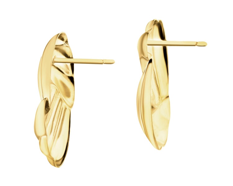 9 K Yellow Gold Earrings