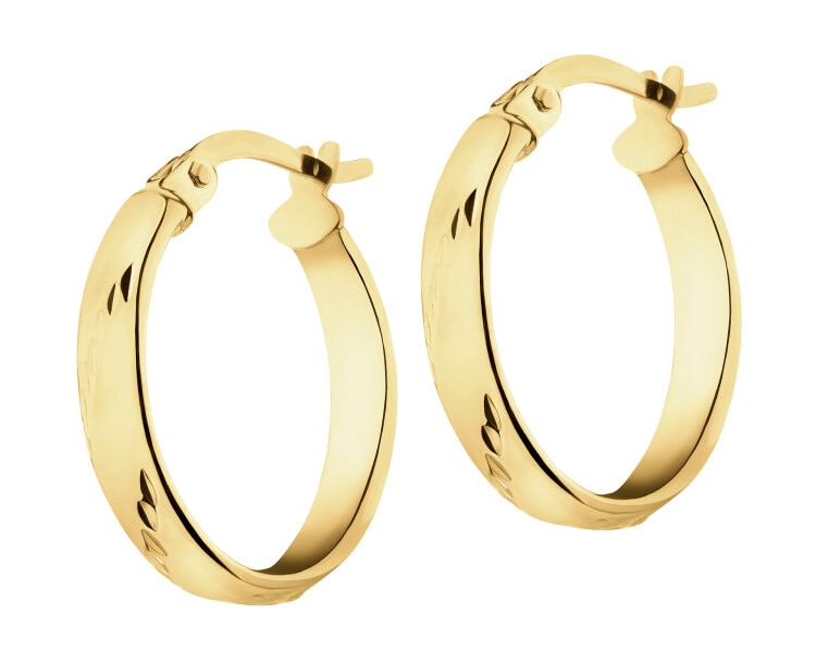 14 K Yellow Gold Hoop Earring