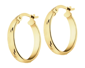 14 K Yellow Gold Hoop Earring