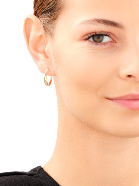 14 K Yellow Gold Hoop Earring