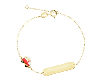 9 K Yellow Gold Bracelet 