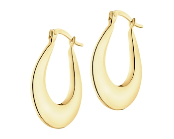 9 K Yellow Gold Earrings 