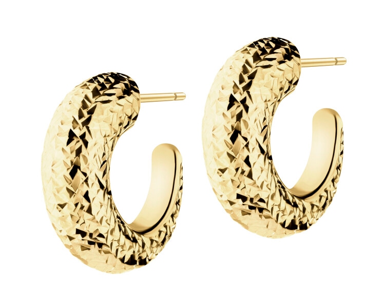 9 K Yellow Gold Earrings