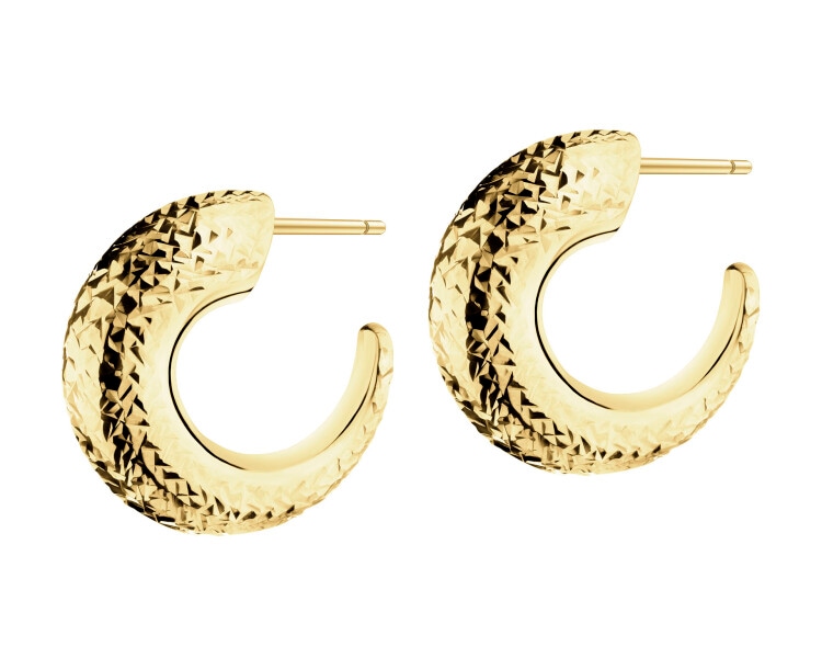 9 K Yellow Gold Earrings