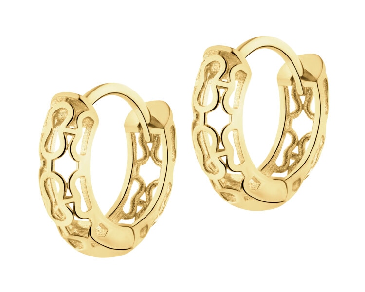 14 K Yellow Gold Earrings