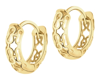 14 K Yellow Gold Earrings