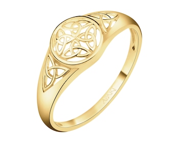 8 K Yellow Gold Signet Ring