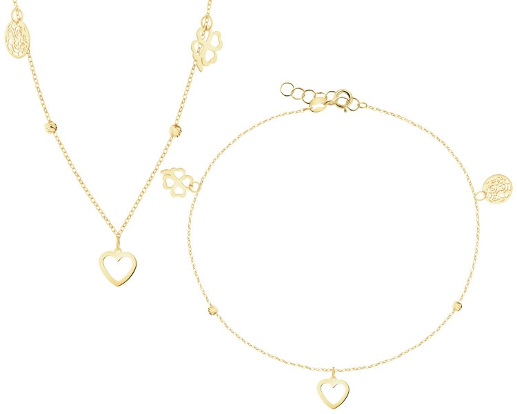 14 K Yellow Gold Set