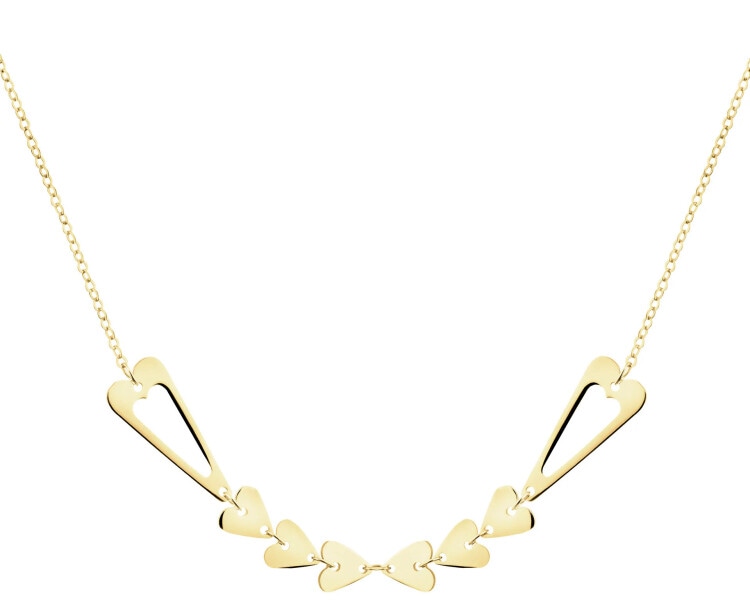 9 K Yellow Gold Necklace 