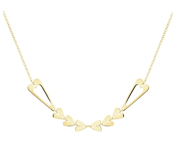 9 K Yellow Gold Necklace 