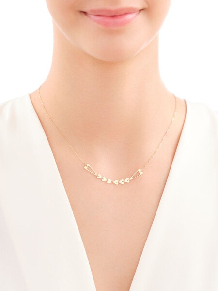 9 K Yellow Gold Necklace 