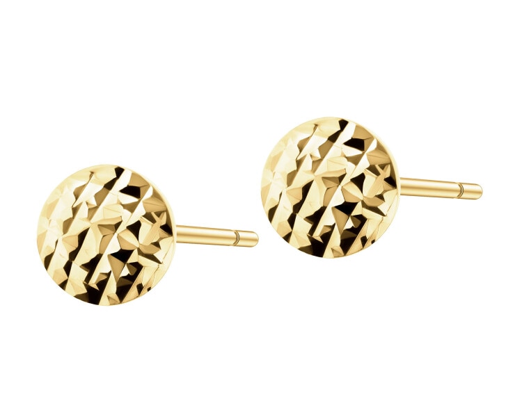 9 K Yellow Gold Earrings