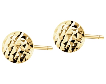 9 K Yellow Gold Earrings