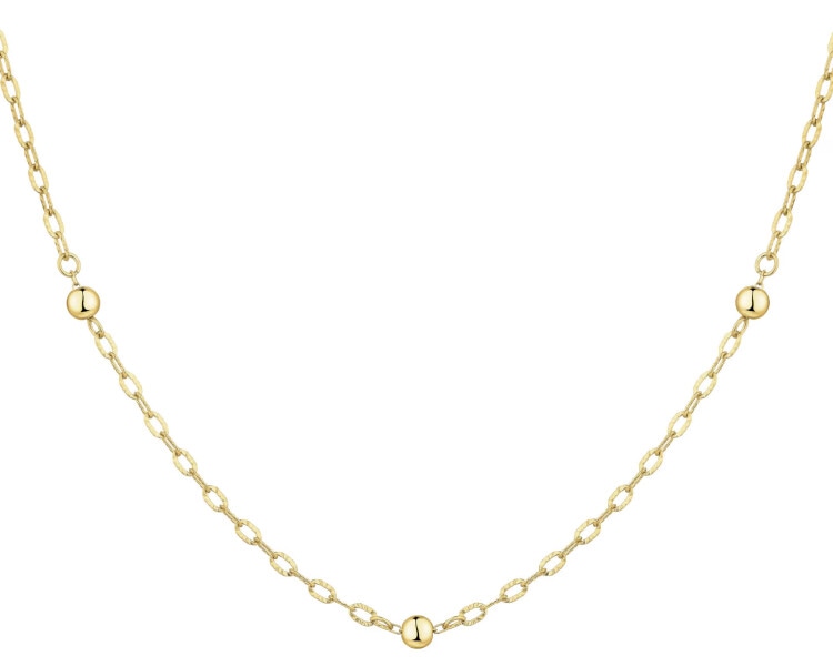 9 K Yellow Gold Necklace 