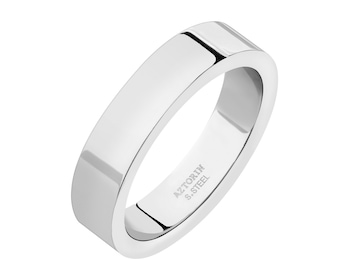 Stainless Steel Band Ring 