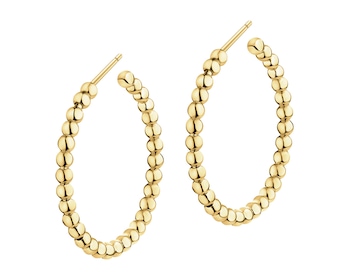 9 K Yellow Gold Hoop Earring 